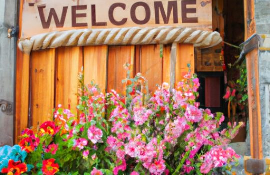 שלט לדלת כניסה2